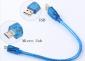 Micro USB - USB 2.0 Charge & Data Cable 30cm Blue Micro USB - USB 2.0 Charge & Data Cable 30cm Blue